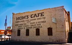 The exterior of Mom's Cafe in Salinas, UT