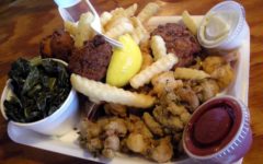 The three for one combo at Singleton's Seafood Shack in Jacksonville, FL