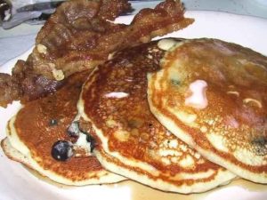 Blueberry Pancakes at Karen’s Diner in Pawling, NY