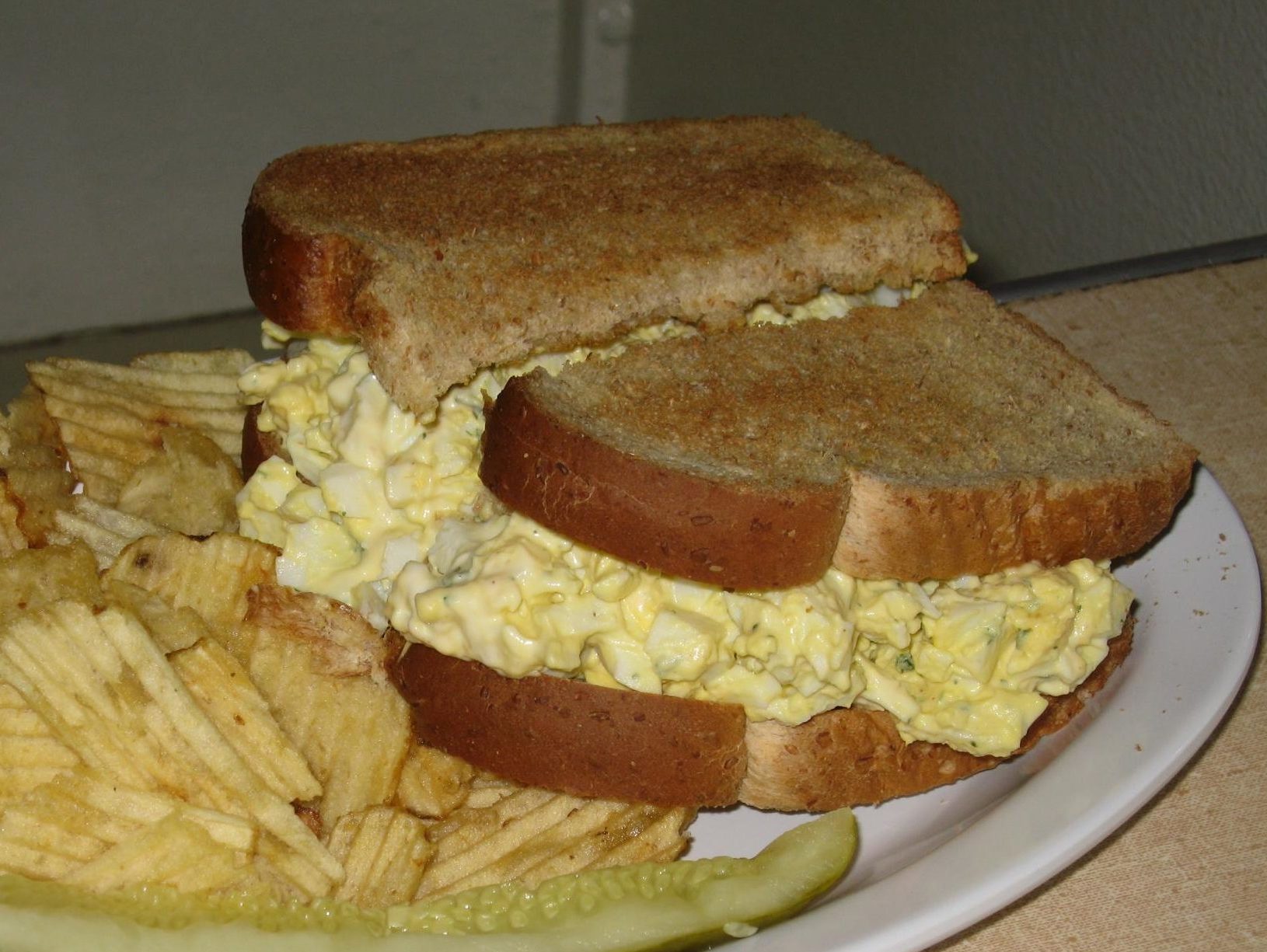 Crown Candy Kitchen - Egg Salad Sandwich