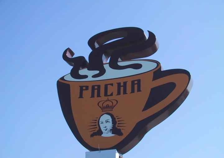 Pacha Organic Cafe - Sign | Roadfood