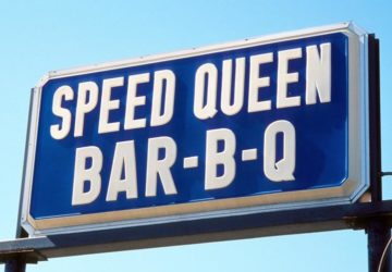 The Sign at Speed Queen Bar-B-Que in Milwaukee, WI