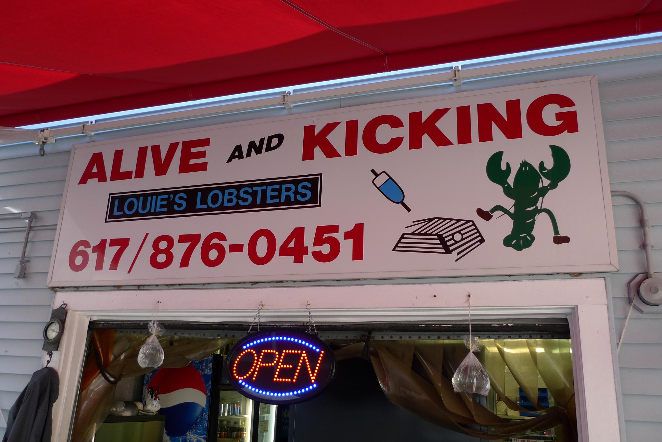 Alive And Kicking Lobsters Roadfood