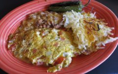 Eggs Mexicana at Lindy's Diner in Albuquerque, NM