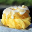 Vanilla-frosted French cruller