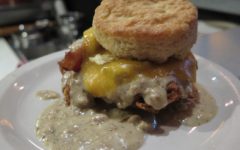 The reggie deluxe sandwich at Pine State Biscuits
