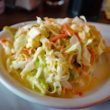 Creamy cole slaw balances shredded cabbage with sweet pineapple