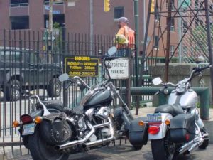Dinosaur Bar-b-que - Motorcycle Parking