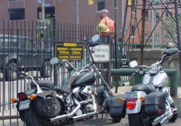 Dinosaur Bar-b-que - Motorcycle Parking