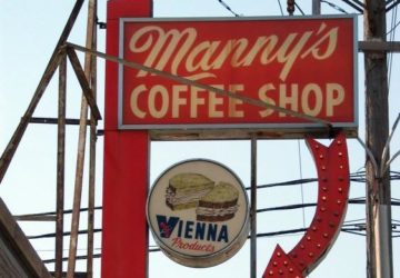 Manny’s Coffee Shop - Sign