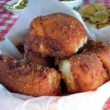 A basket of warm cinnamon sweet rolls in a Kansas City chicken dinner house