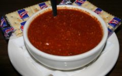 A bowl of chili at Zip's Cafe