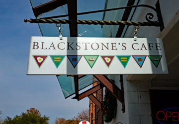 Blackstone's Cafe - Sign