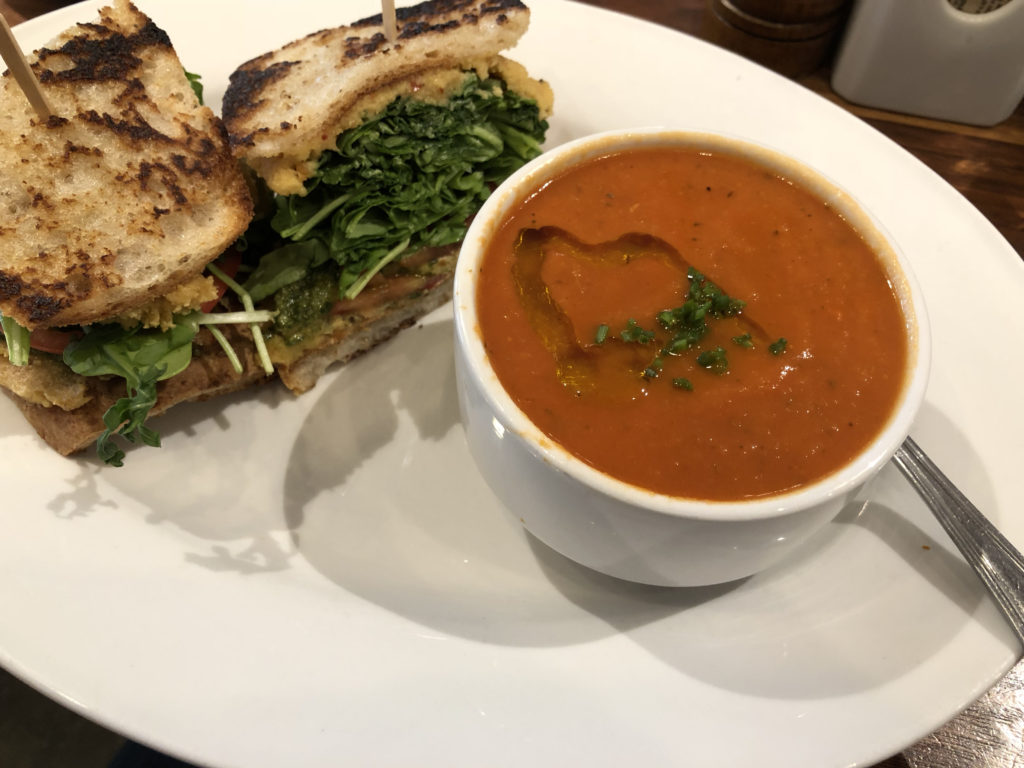 Pushkin's Restaurant Vegan Adult Grilled Cheese and Tomato ...