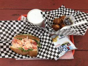 The lobster roll at Charlotte's Legendary Lobster Pound