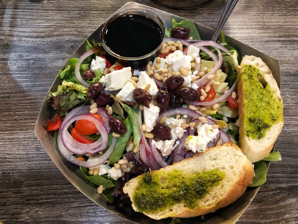 Greek Salad The Planing Mill Artisan Pizza | Roadfood