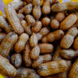 Extra-crisp peanuts have been fried, then roasted