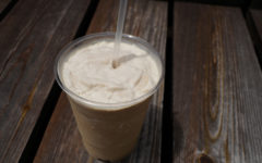 A cold icy coffee drink called the bean freeze at Habby's Coffee Shack in Reeds Spring, MO