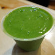 Green River smoothie imitates the green of a green river soda pop ... Blue Ridge Mountain best