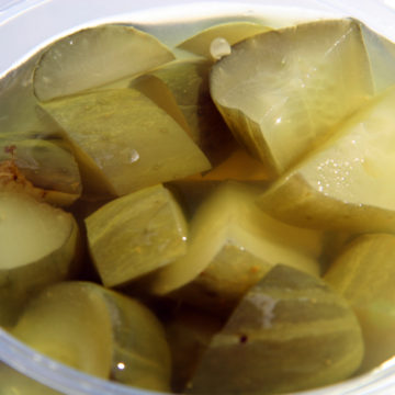 Horserasdish Pickles From Porubsky Grocery