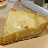 Key lime pie: silky, sweet-tart lemon filling on a Graham cracker crust