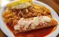 Mexican combo plate: taco, rice, enchilada ... quality Mexican food