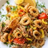 A plate of calamari from Roadfood Recipe