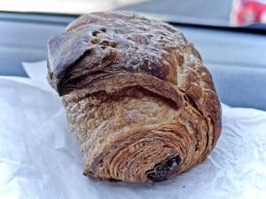 Close view of chocolate croissant ... bread and beyond