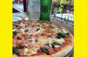 Margherita Pizza at 9W Market and Filling Station in Palisades, NY